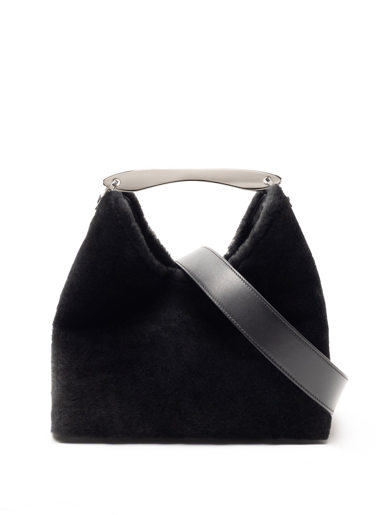 Boomerang Shearling Montone Black - Silver