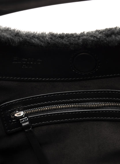 Boomerang Shearling Montone Black - Silver