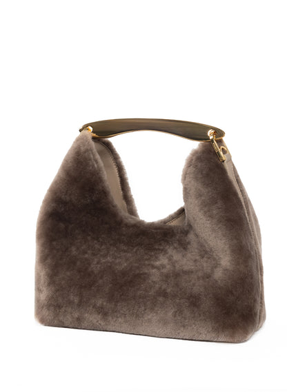 Boomerang Shearling Taupe