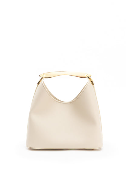 Small Boomerang Caviar Leather Beige