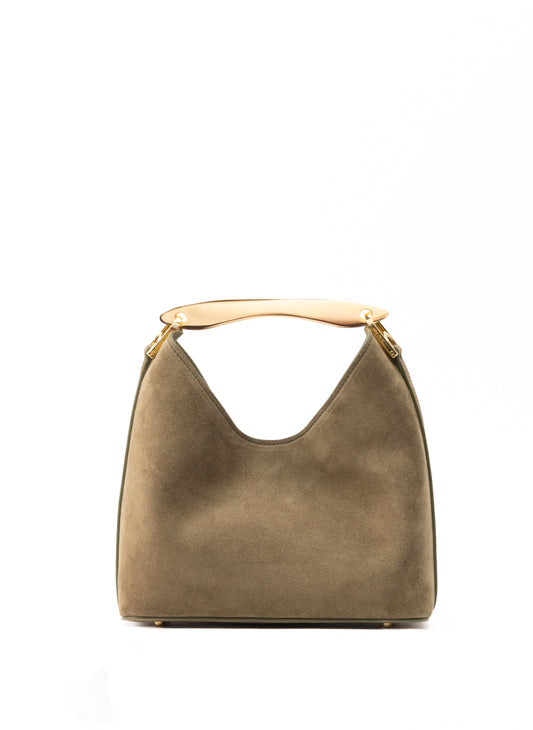 Small Boomerang Suede Truffle