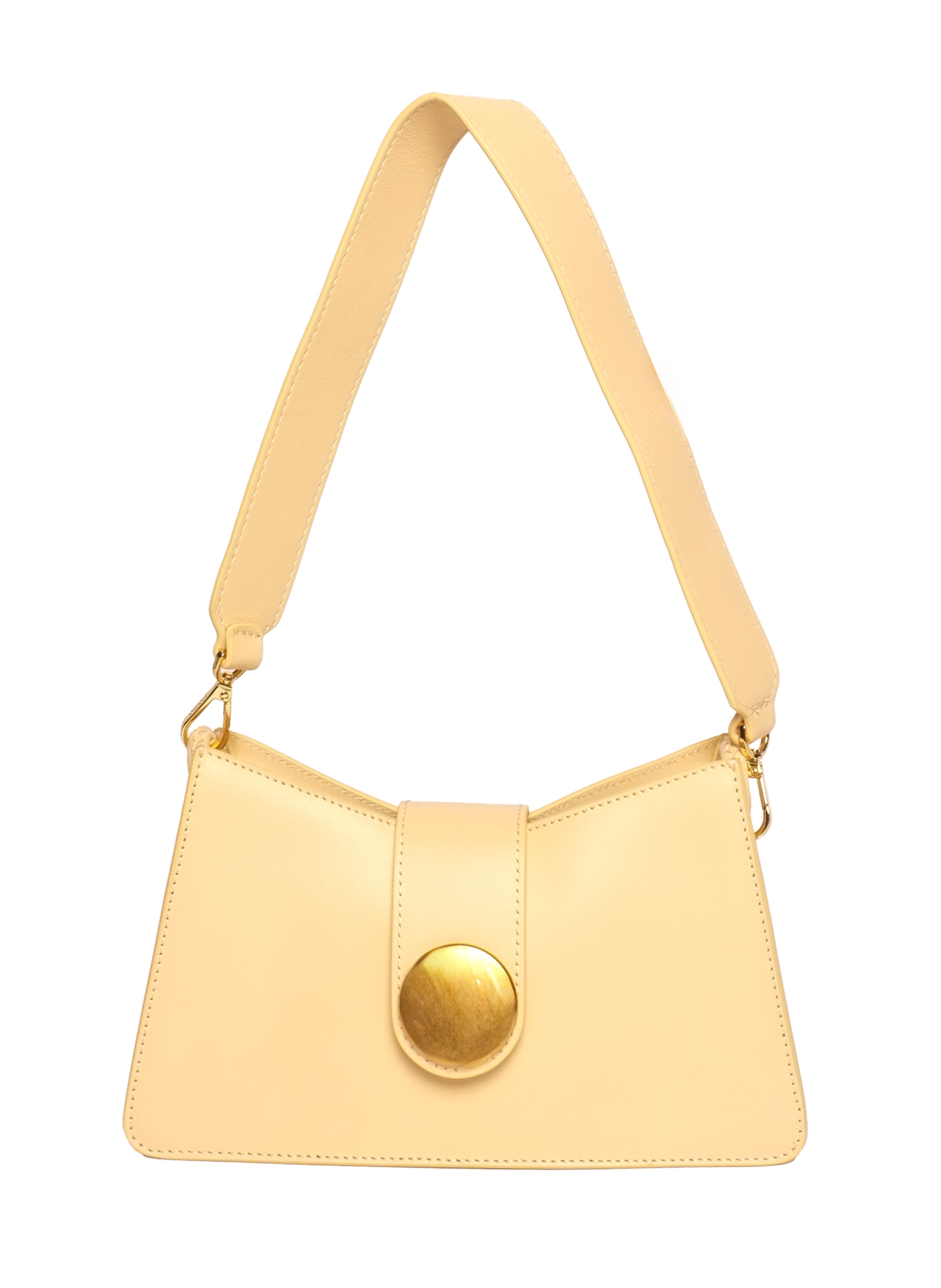 Buckle Shoulder Bag Leather Butter – Elleme