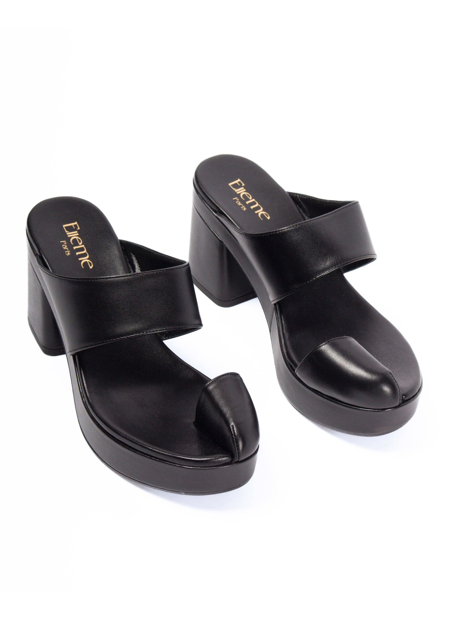 Cachecache Block Heel Noir