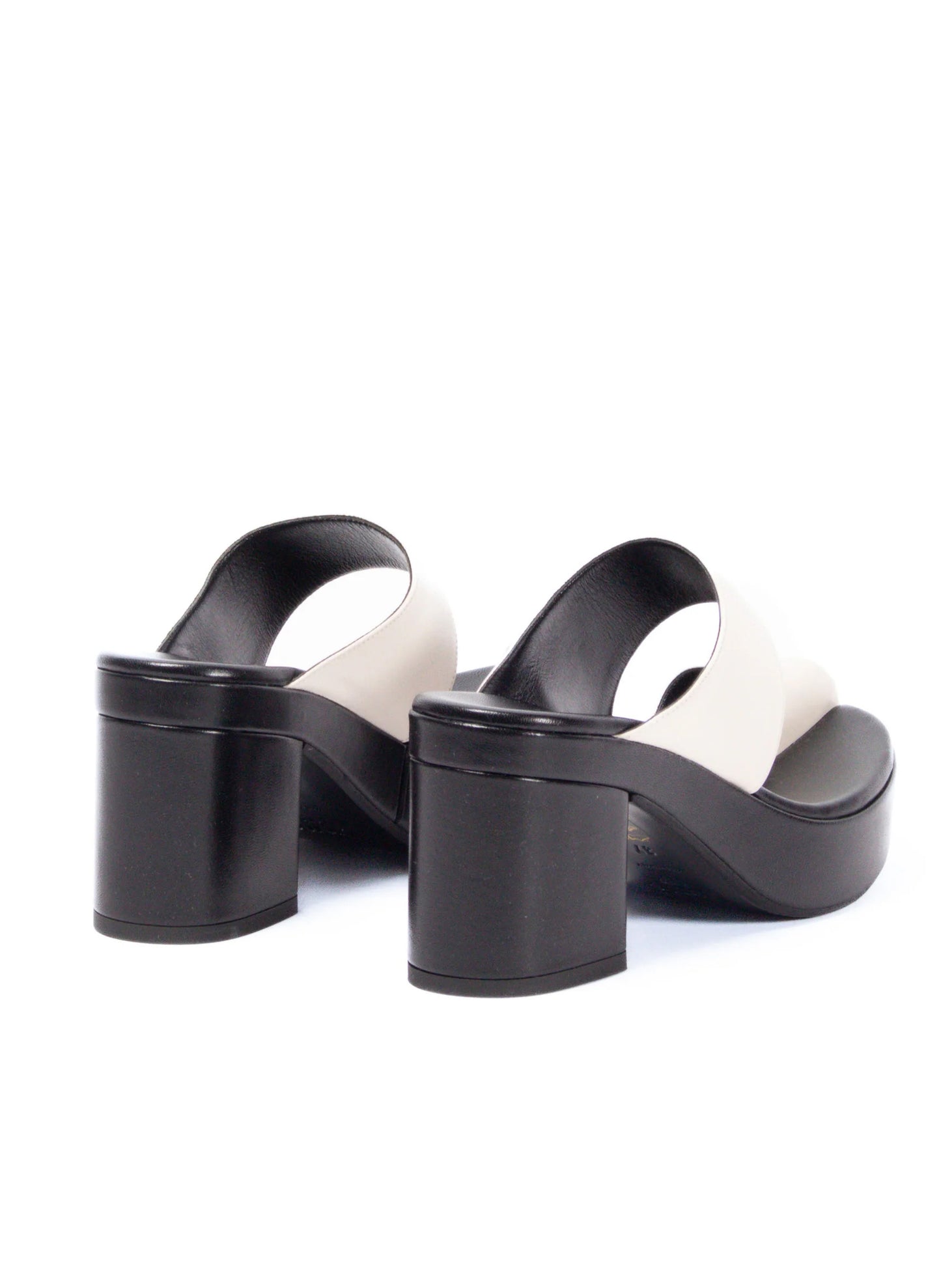 Cachecache Block Heel Noir/Blanc