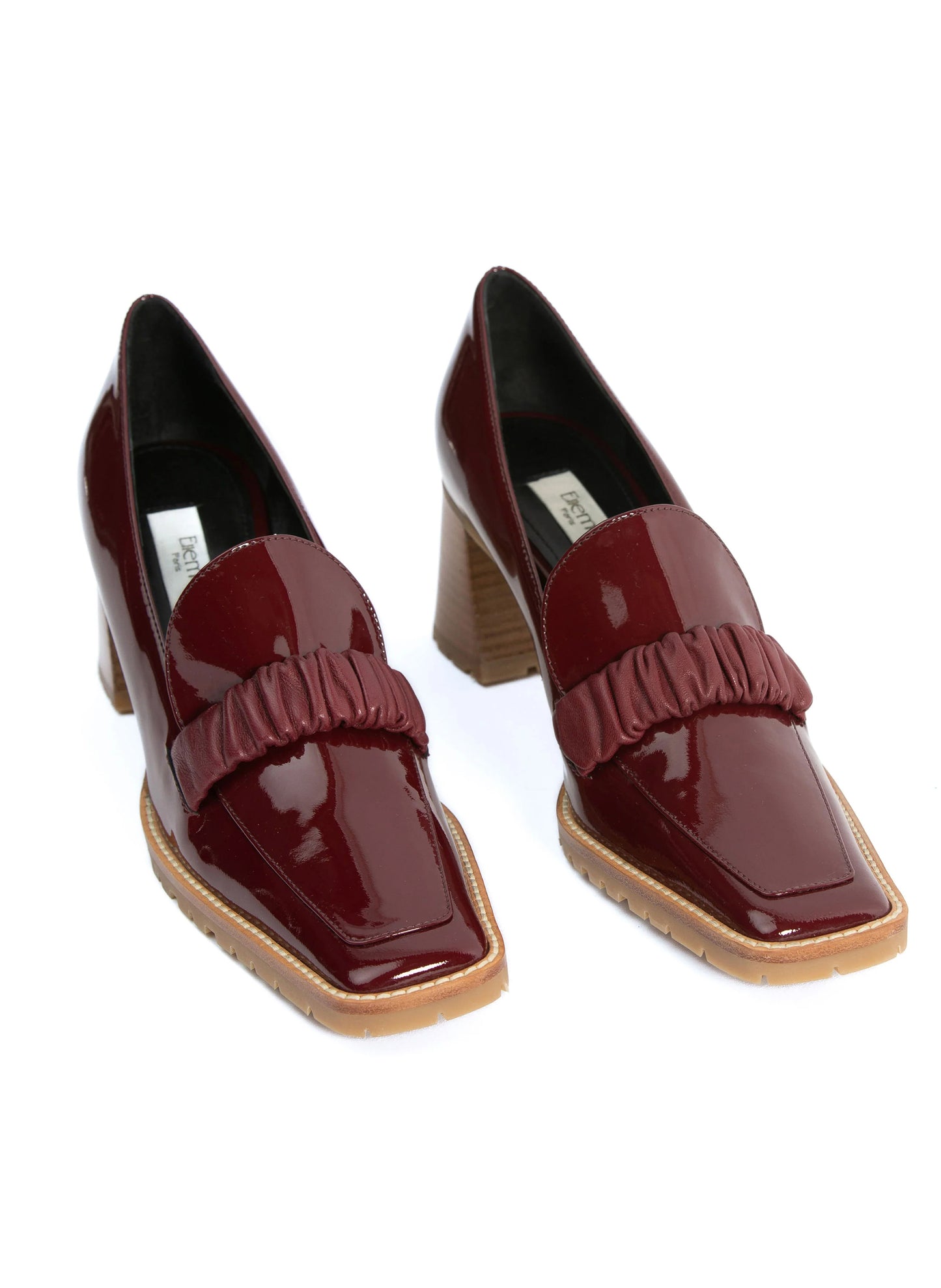 Chouchou Heel Loafer Patent Bourgogne