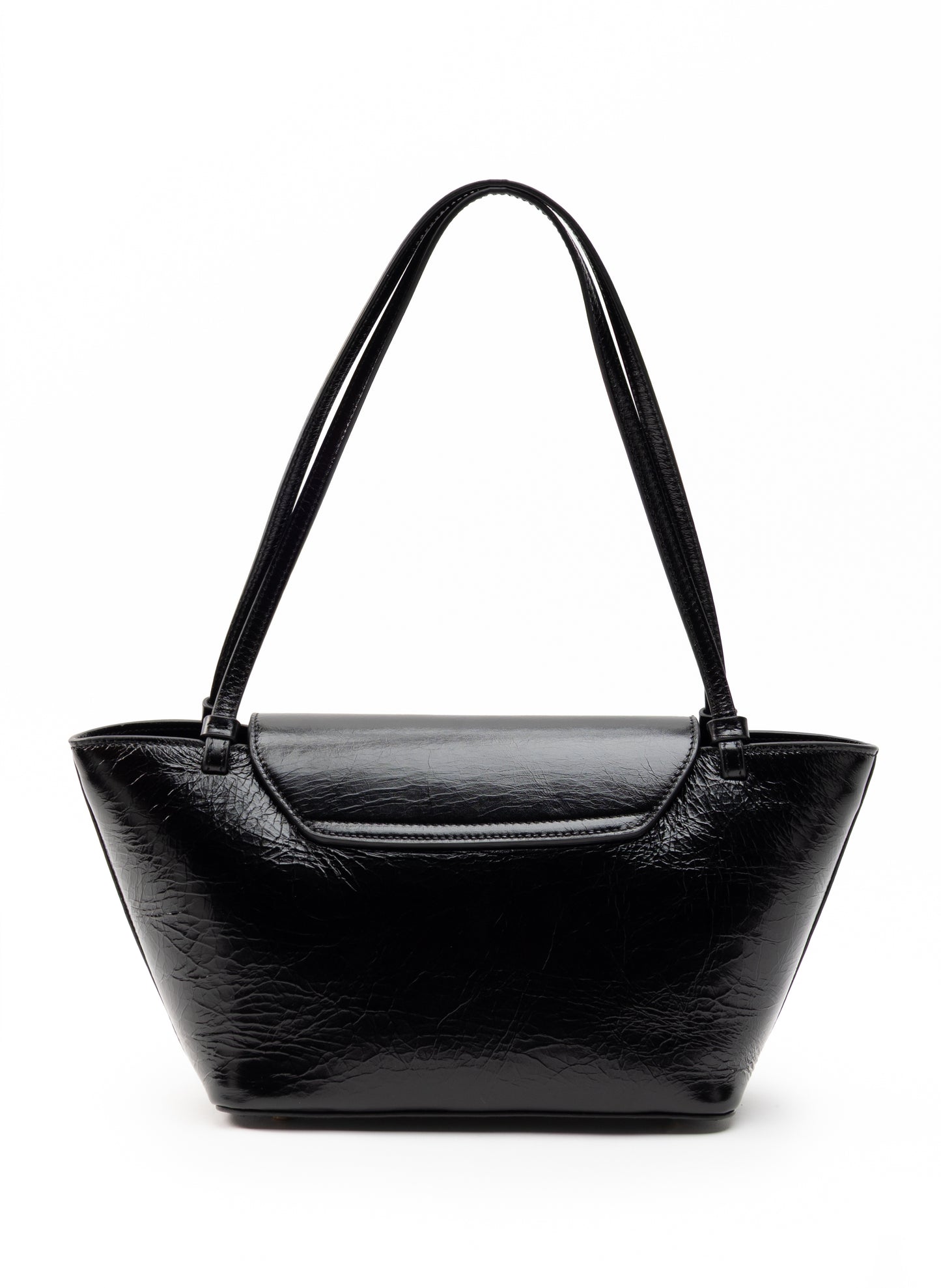 Courrier Tote Vintage Leather Black
