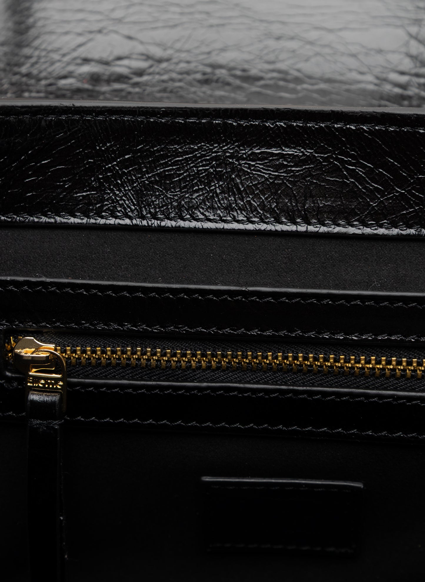 Courrier Tote Vintage Leather Black