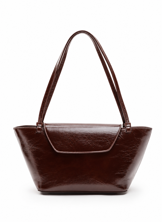 Courrier Tote Vintage Leather Chestnut