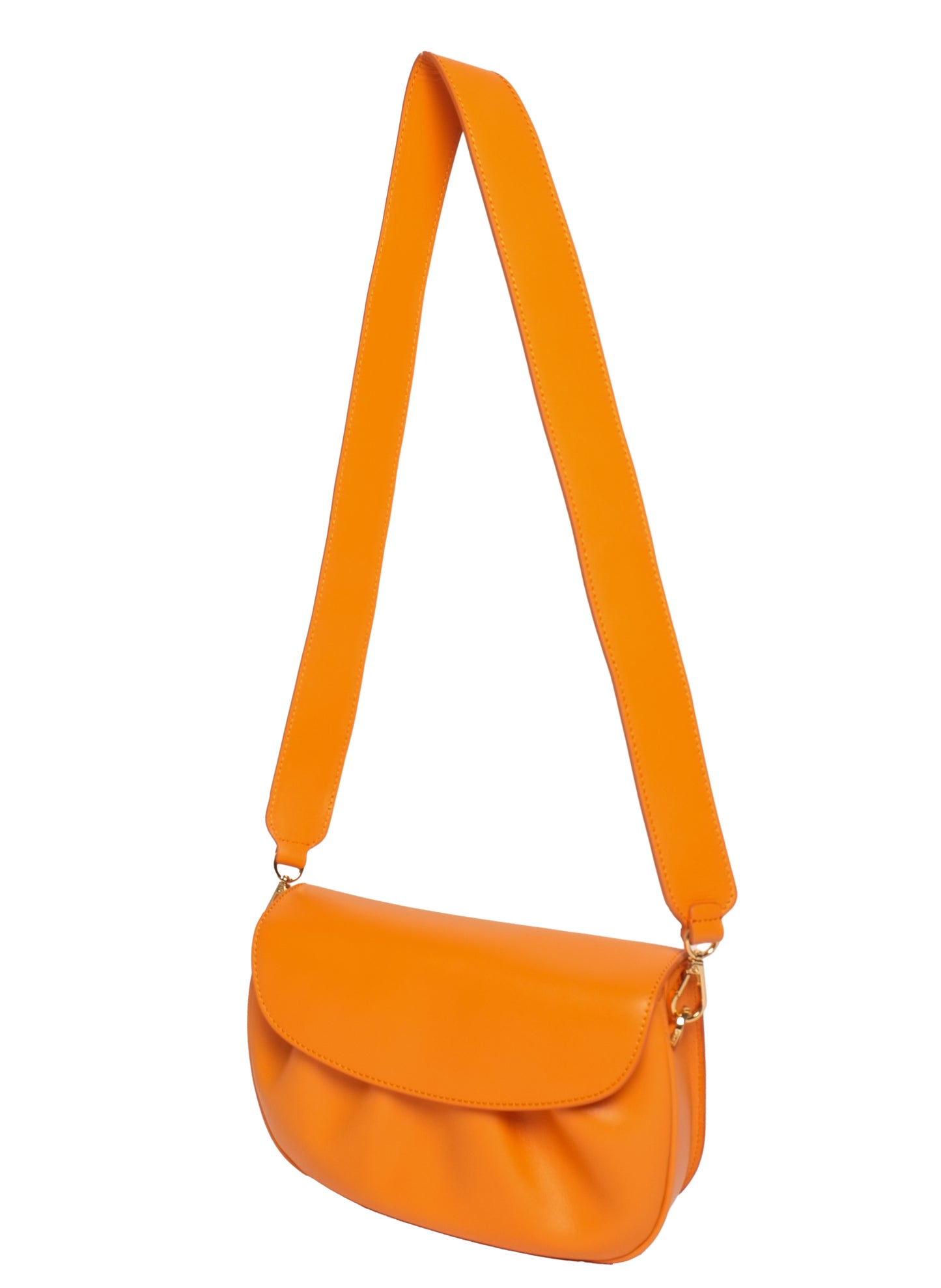 Dimple Flap Cuir Pumpkin