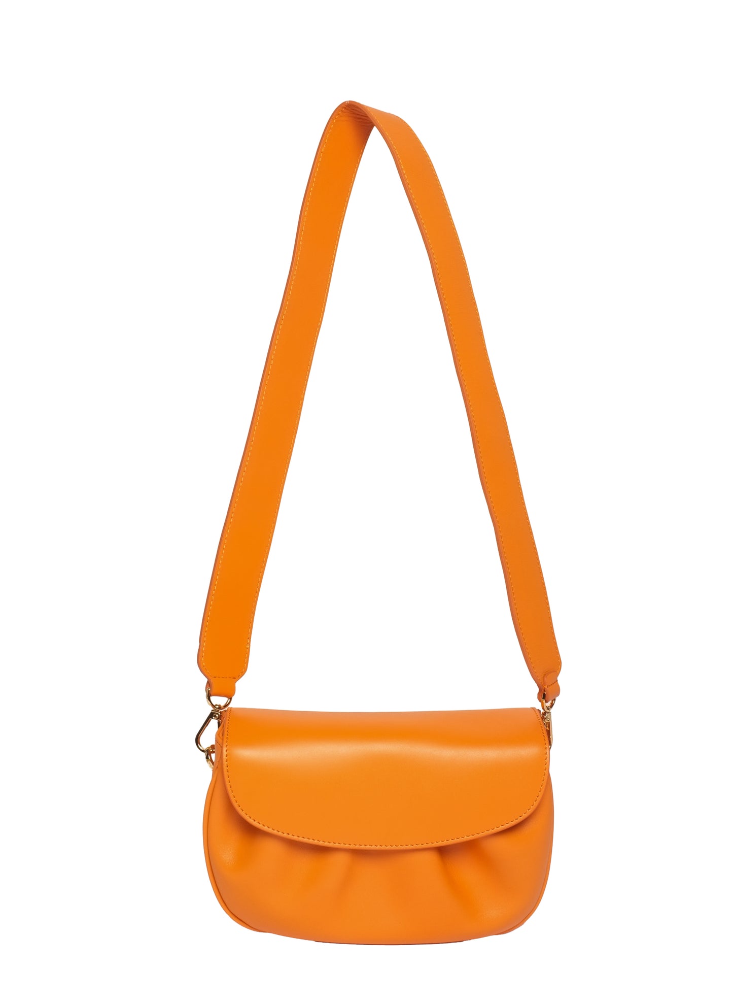 Dimple Flap Cuir Pumpkin