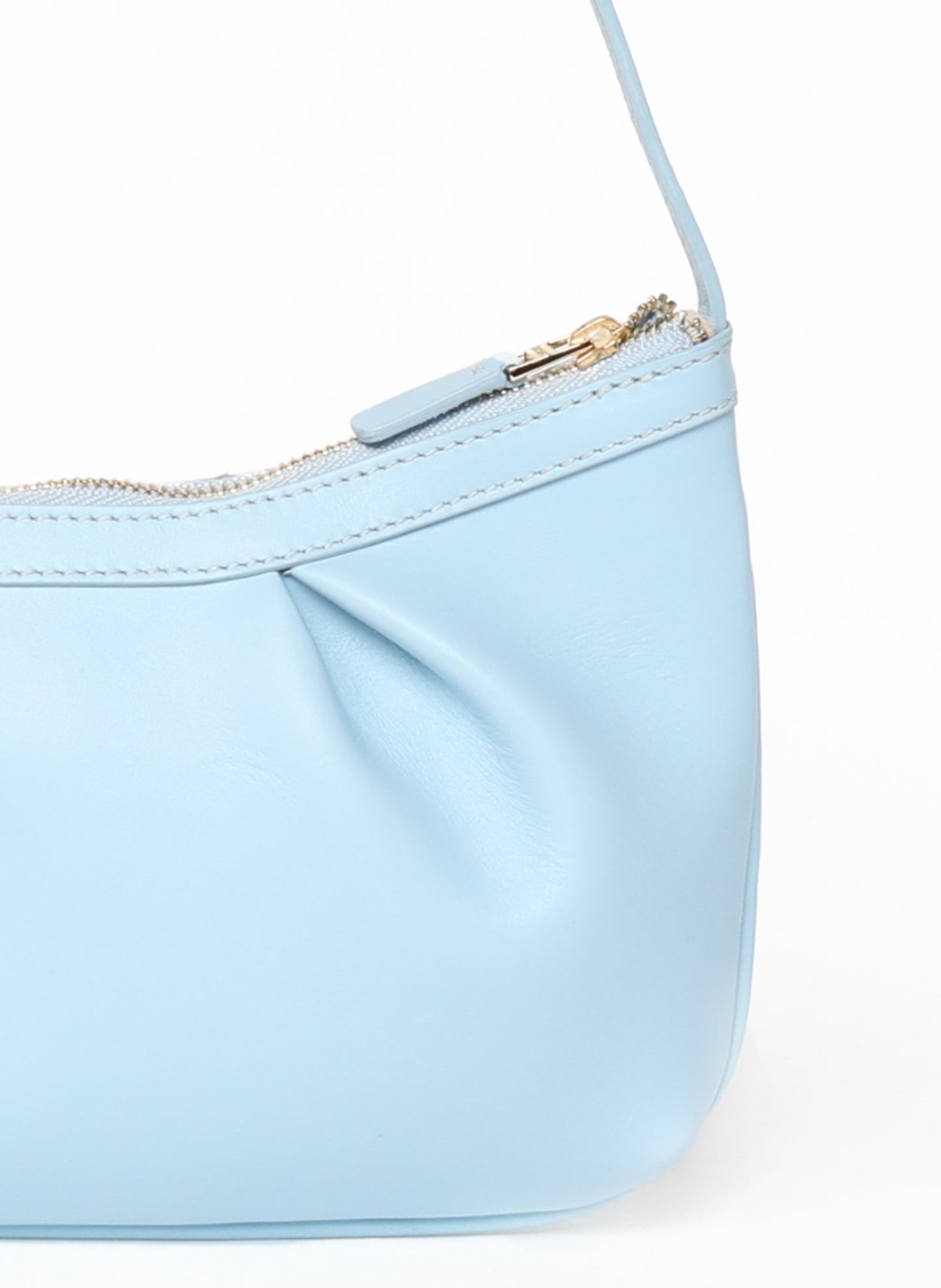 Dimple Pochette Leather Blue