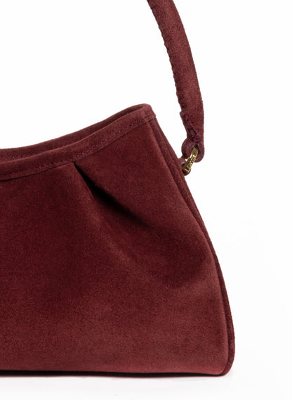 Dimple Suede Burgundy