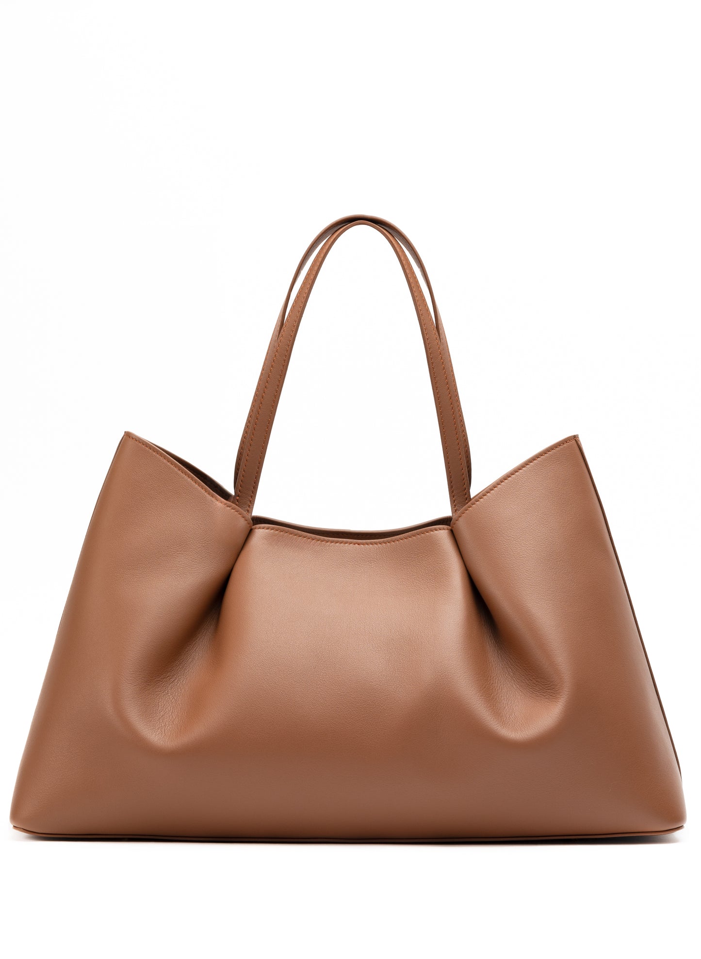Dimple Tote Leather Cognac