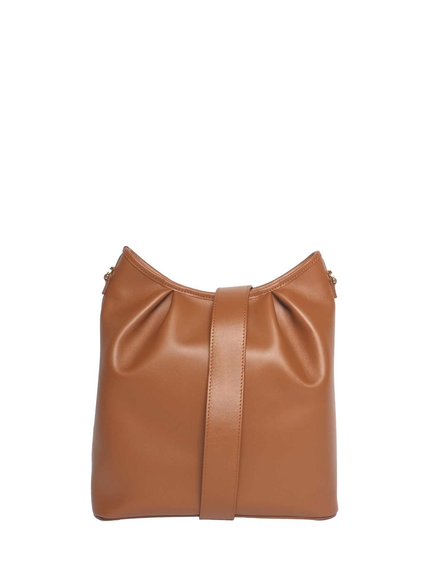 Dimple Tote Cuir Cognac