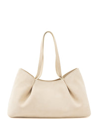 Dimple Tote Medium Suede Sand