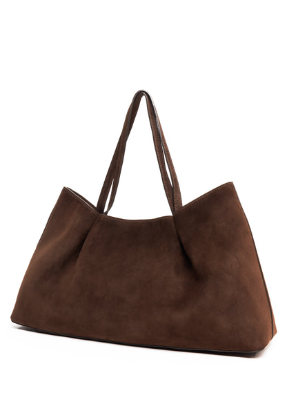 Dimple Tote Wildleder Brownie