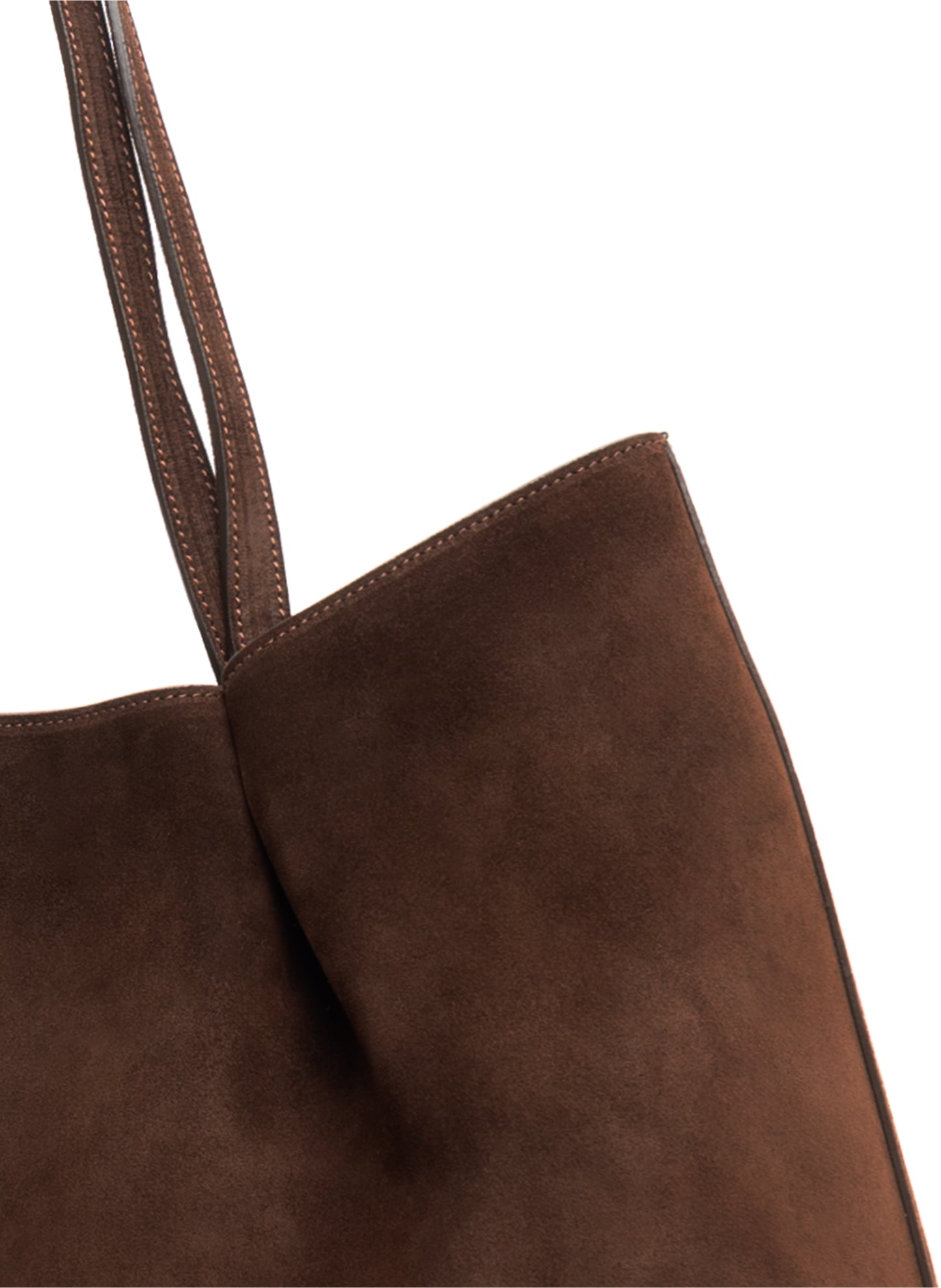 Dimple Tote Wildleder Brownie