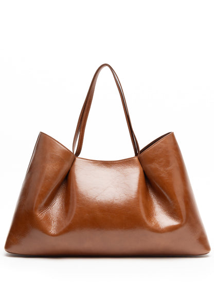 Dimple Tote Vintage Leather Corteccia