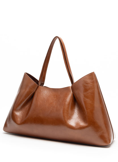 Dimple Tote Vintage Leather Corteccia