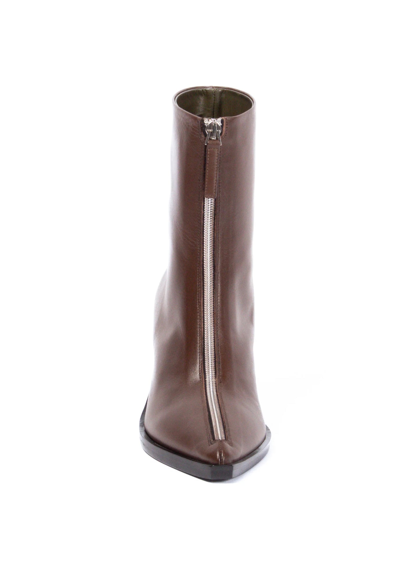 Eclair Zipper Boots Leather Brown