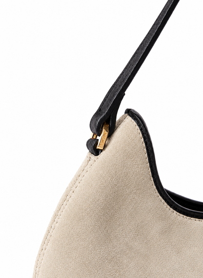 Ella Bag Suede/Leather Sand/Black