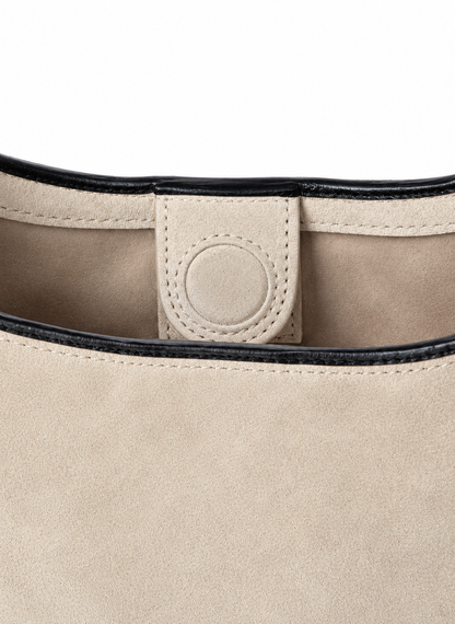 Ella Bag Suede/Leather Sand/Black
