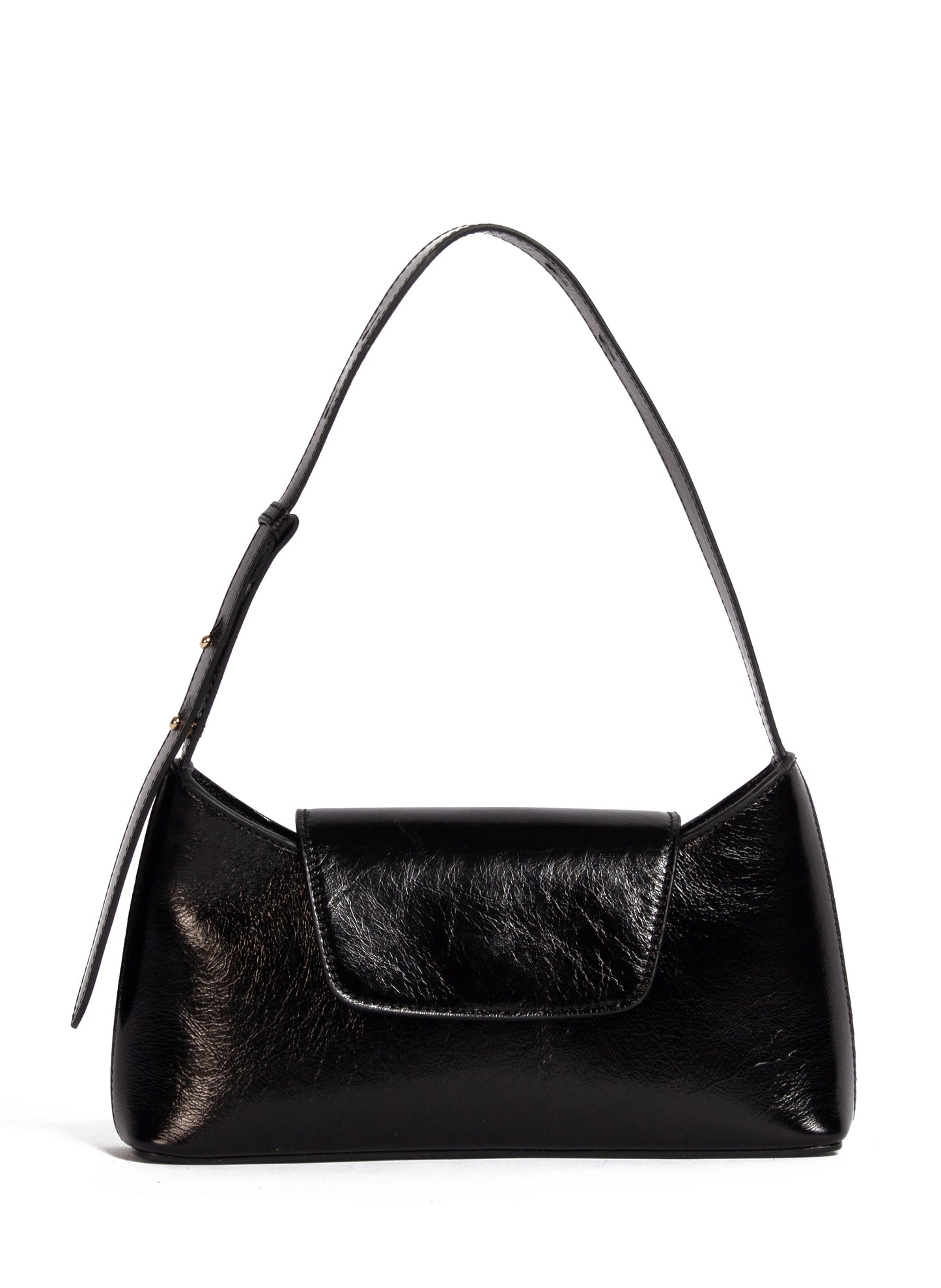 Envelope Cuir Froissé Noir