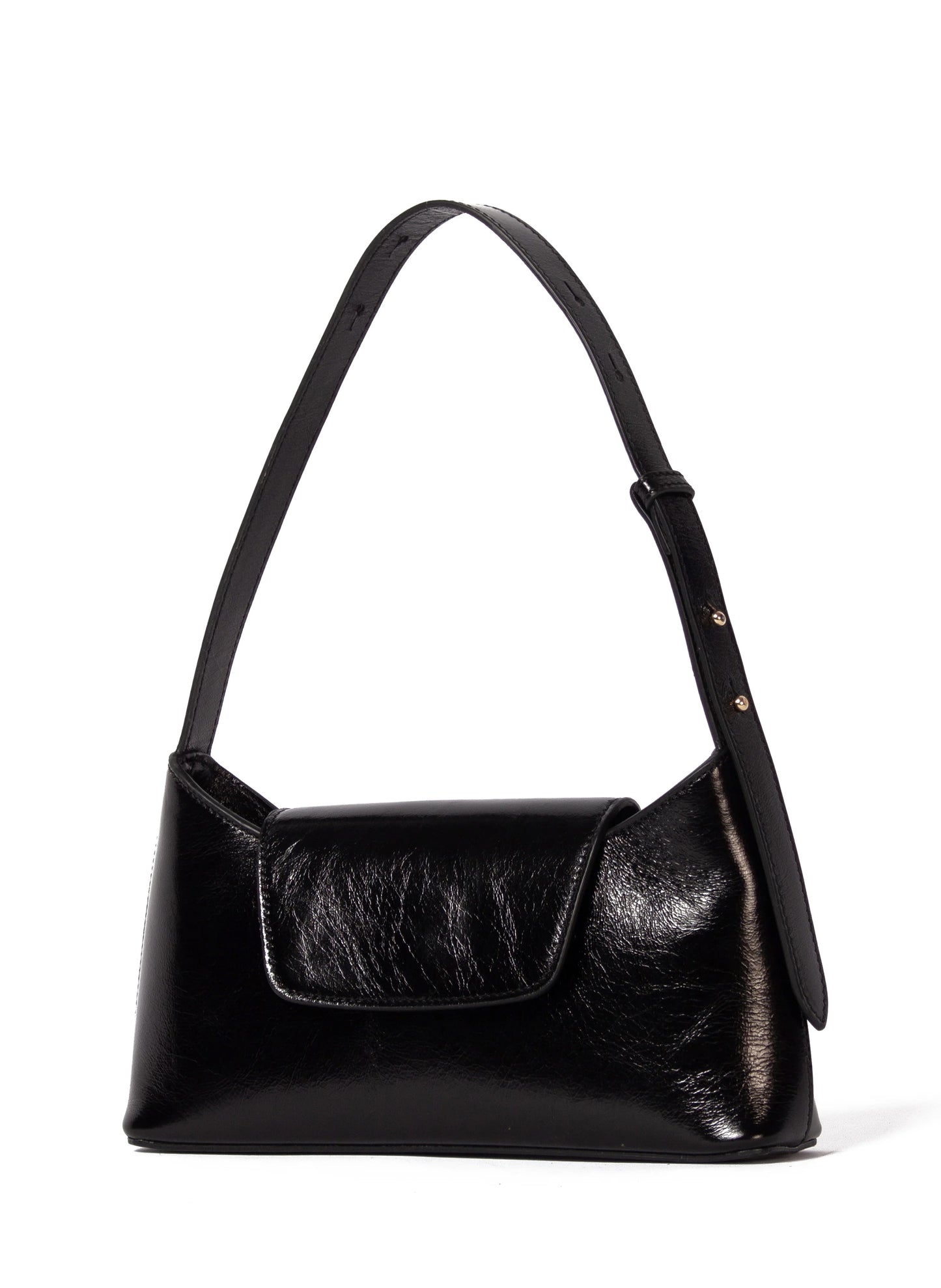 Envelope Cuir Froissé Noir
