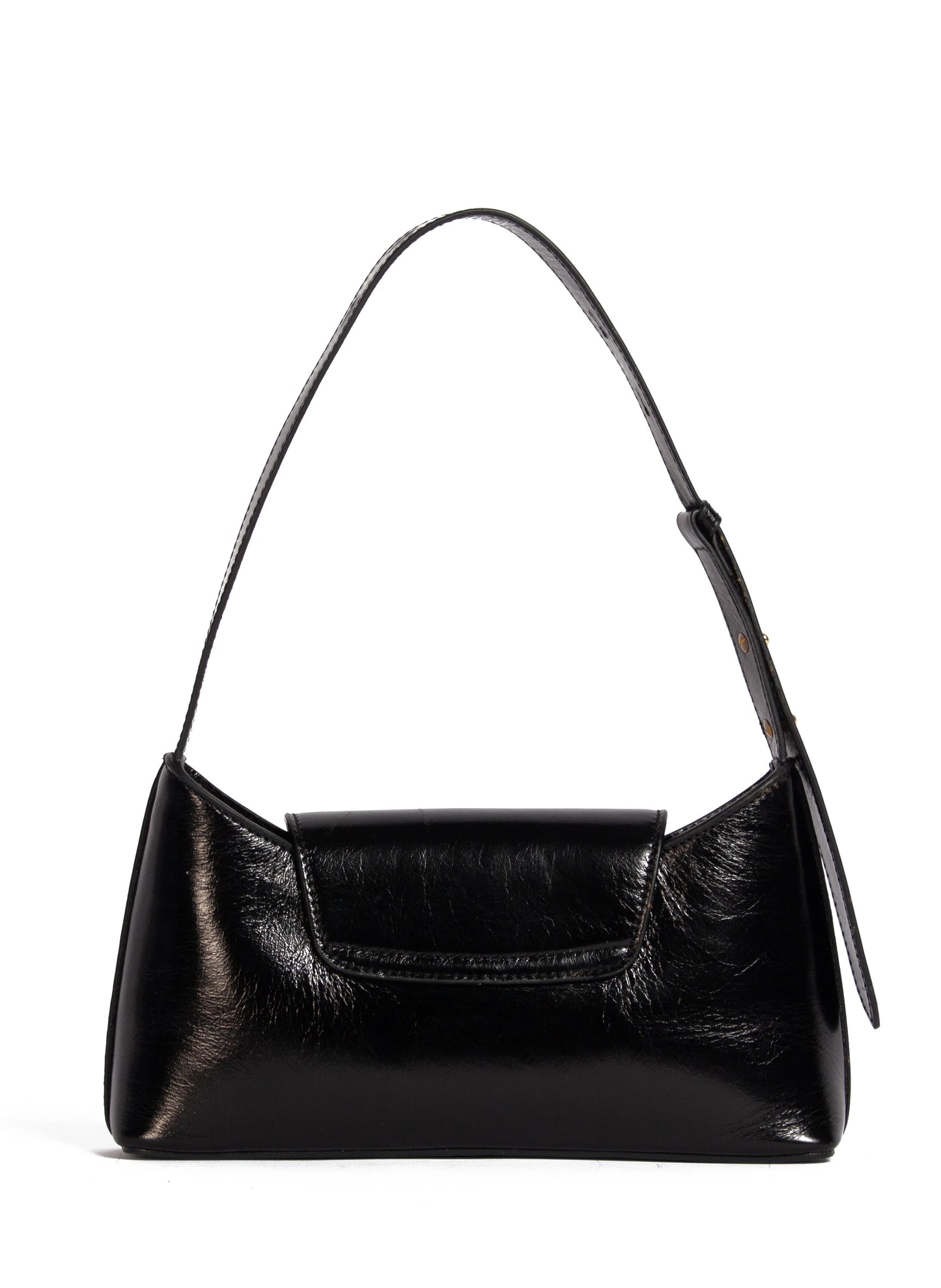 Envelope Cuir Froissé Noir