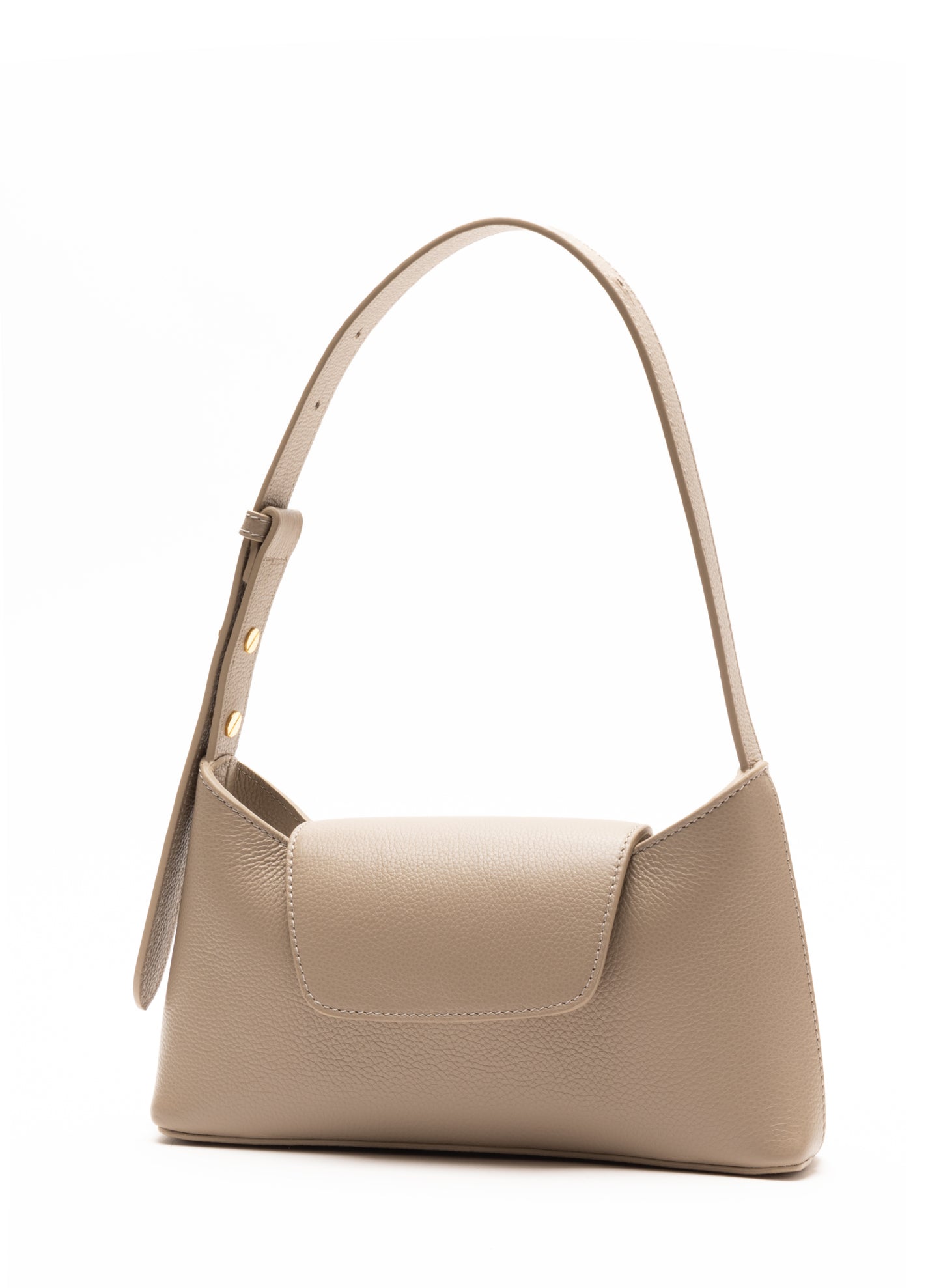 Enveloppe Cuir Grainé Taupe