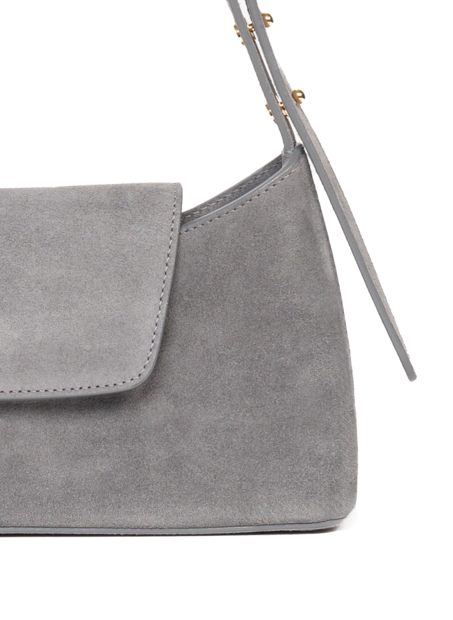 Enveloppe en daim gris