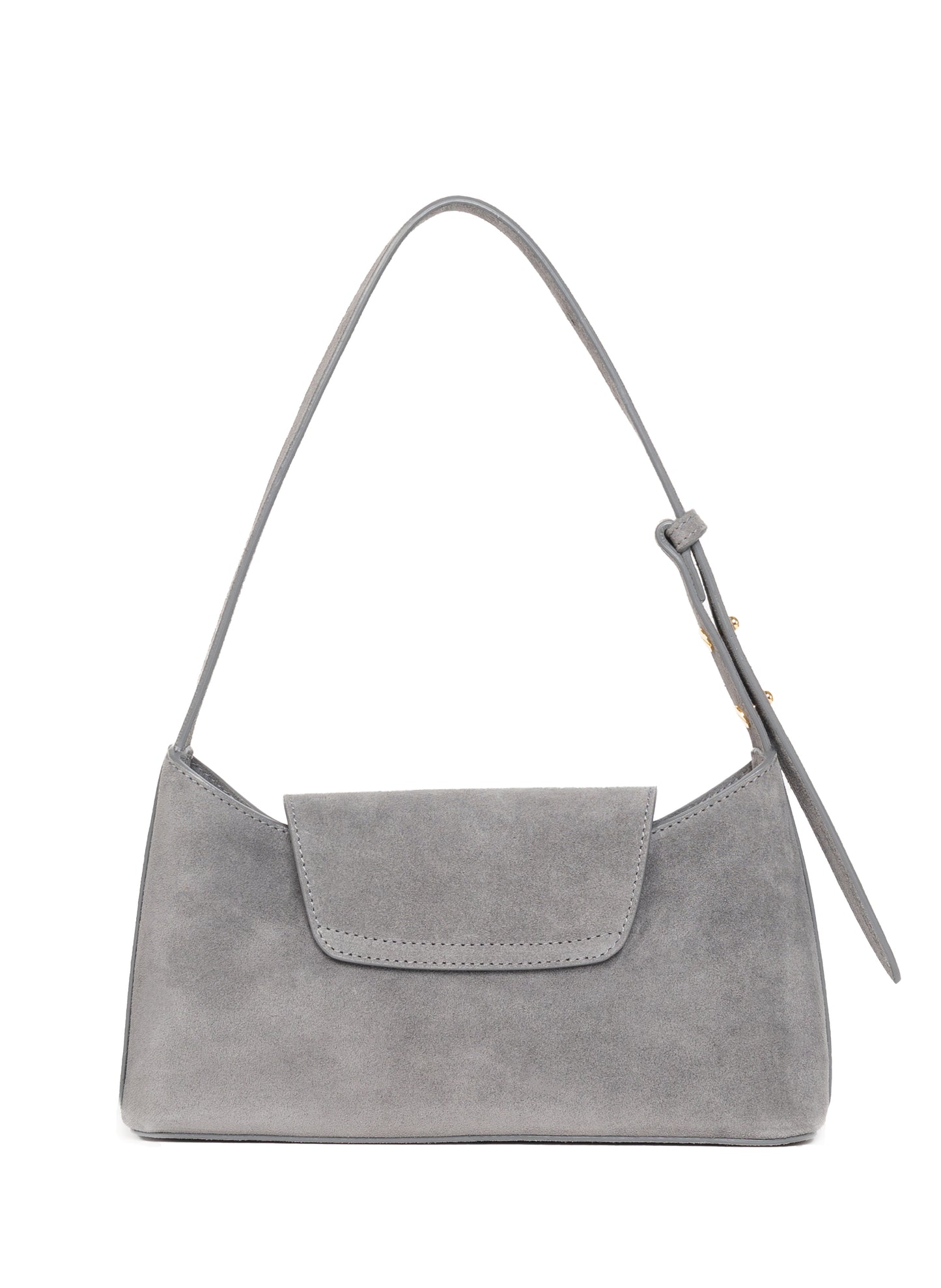 Enveloppe en daim gris