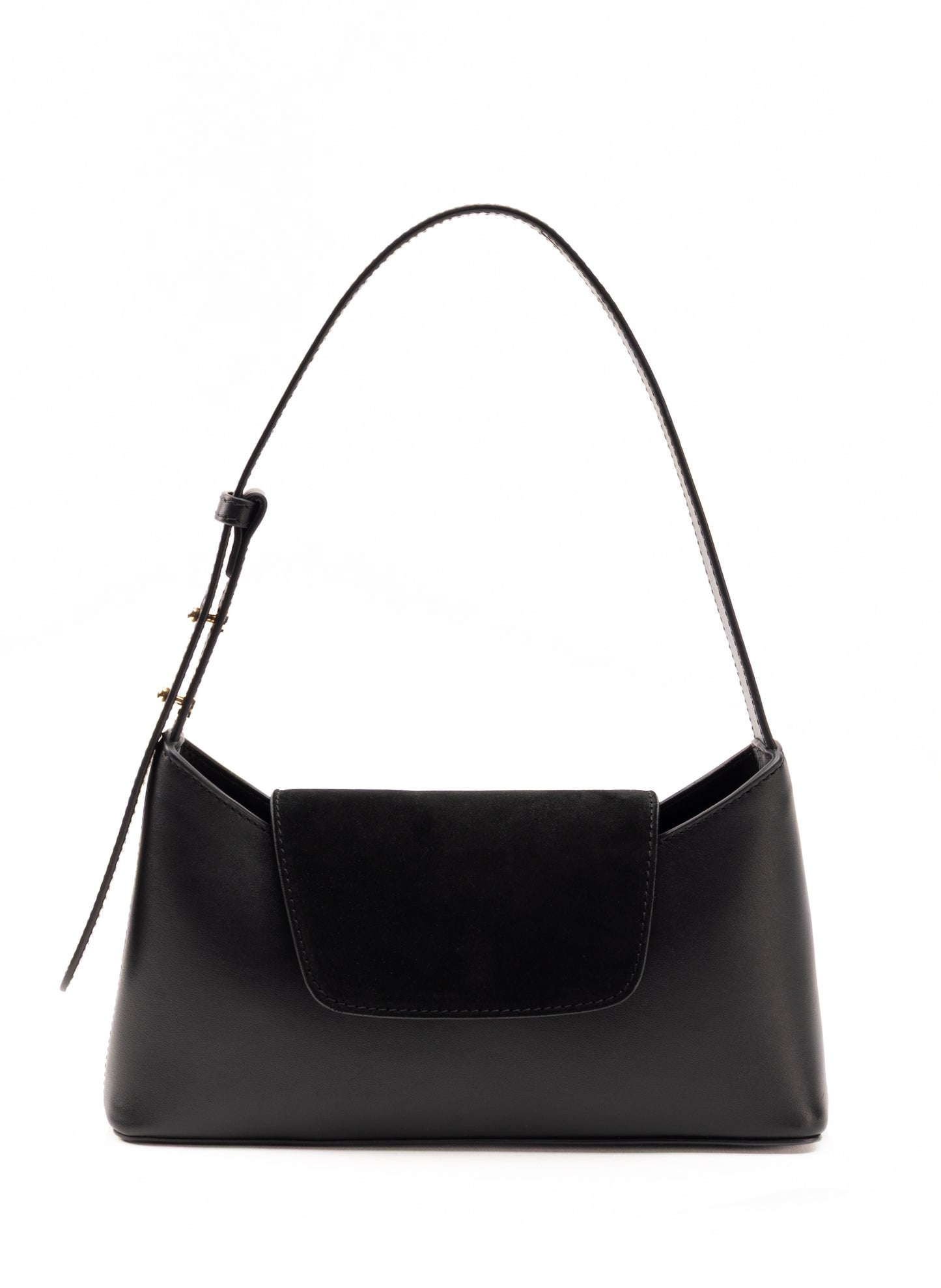 Envelope Wildleder/Leder Schwarz