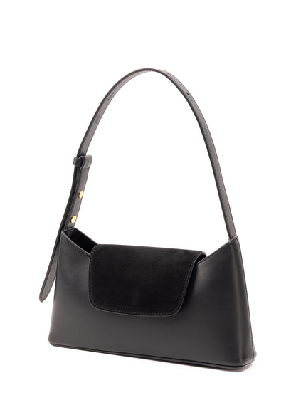 Envelope Wildleder/Leder Schwarz