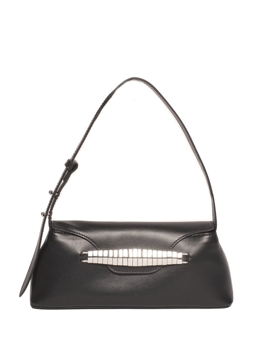 Eva Shoulder Bag Leather Black