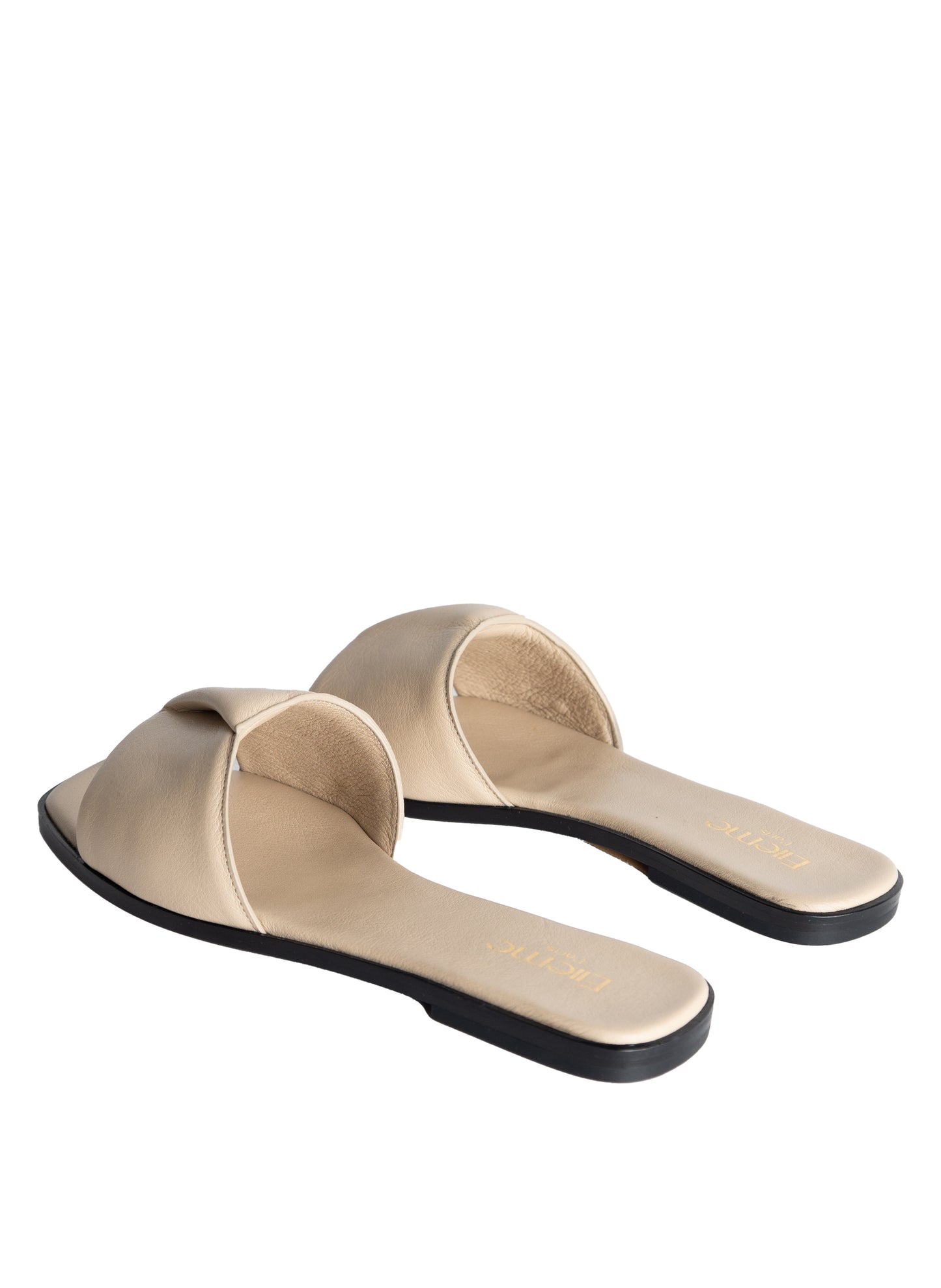 Fold Sandal Crème / Noir