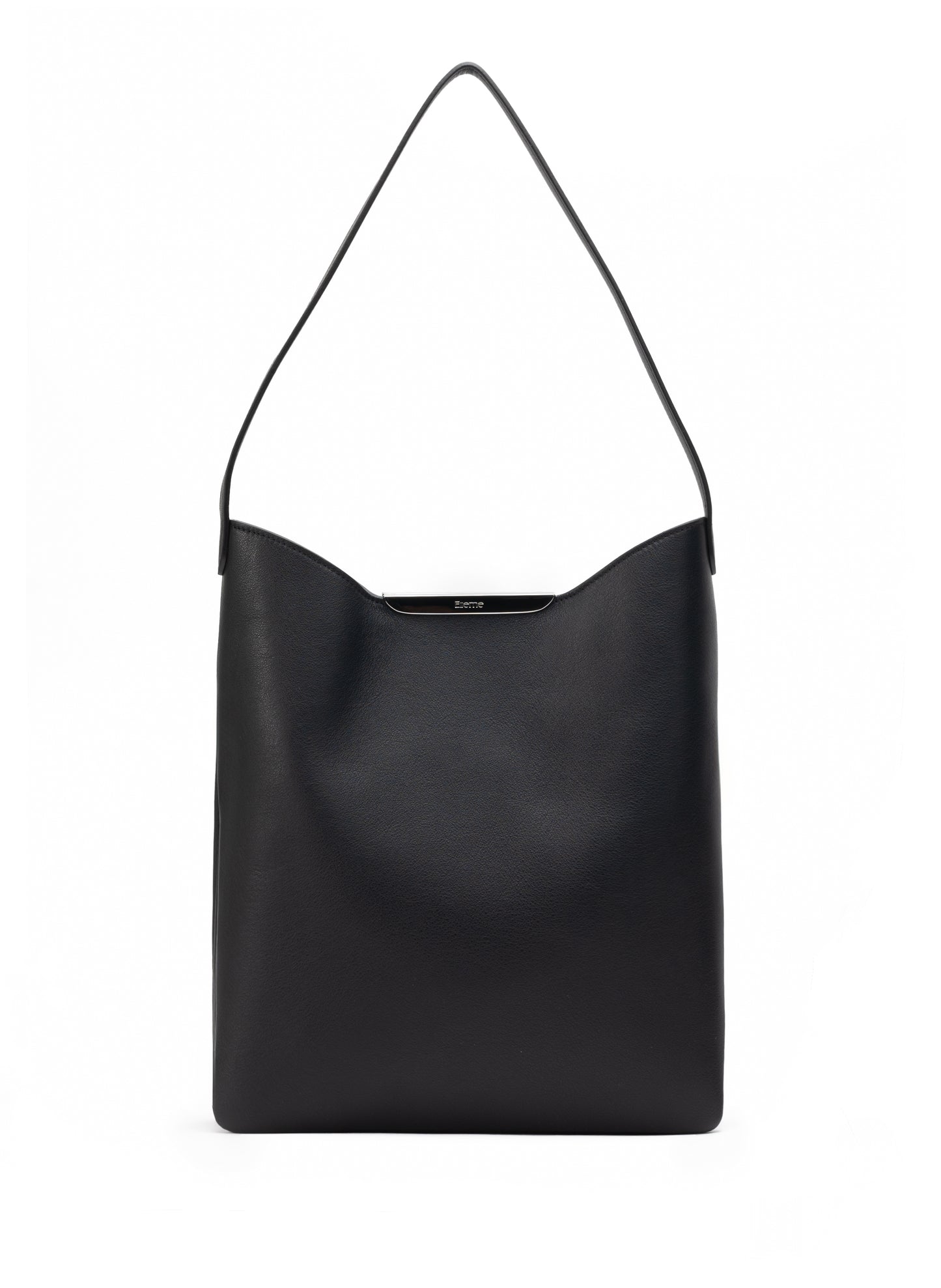 Gemini Pebbled Leather Black - Silver