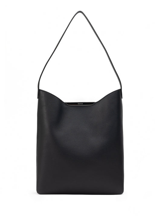 Gemini Pebbled Leather Black - Silver
