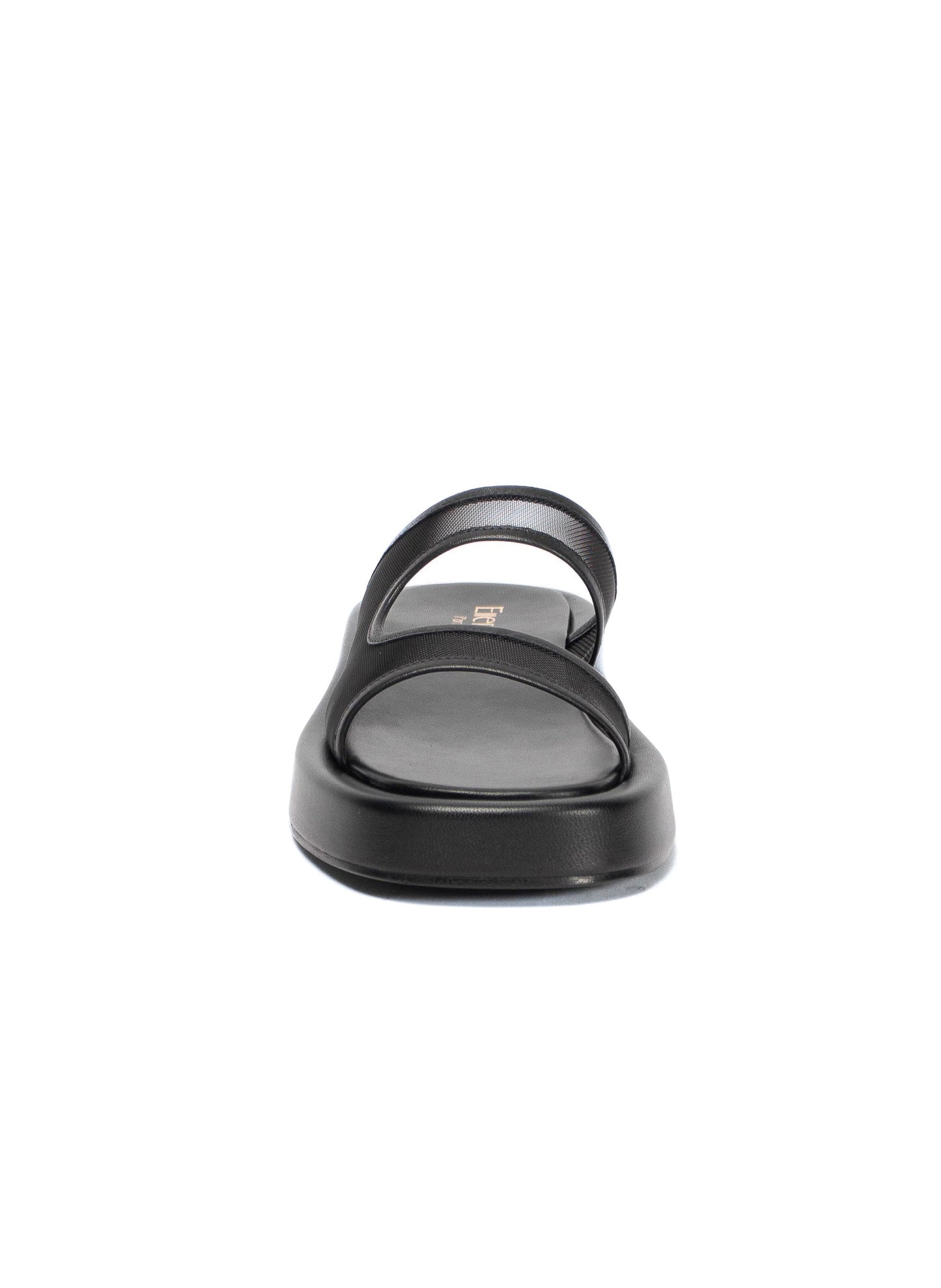 Pantoufle Gemini Slingback Mesh Tissu noir