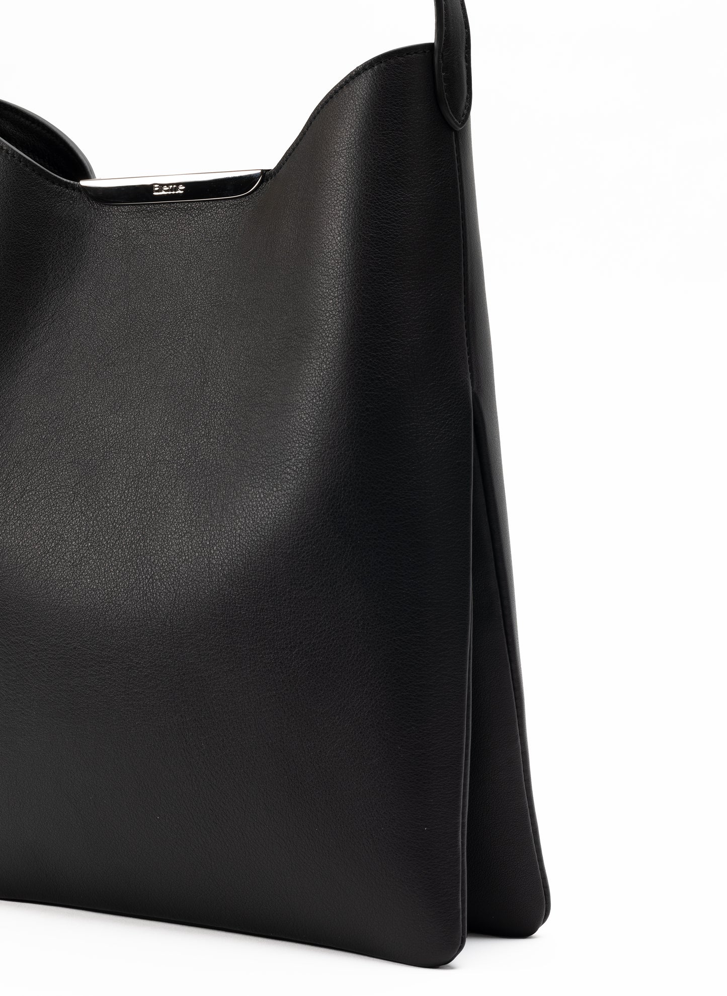 Gemini Pebbled Leather Black - Silver