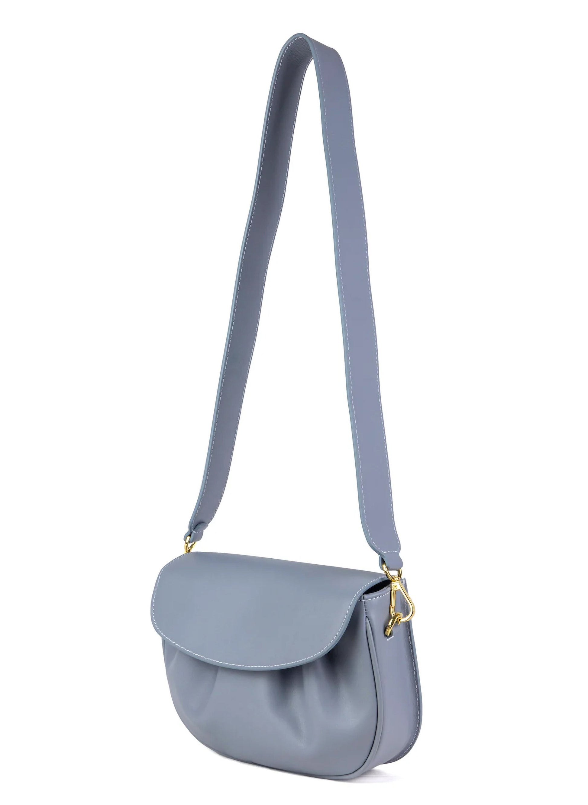 Sac Hobo Loop - Elleme - Cuir - Mauve