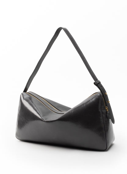 Trousse Large Vintage Leather Fumo