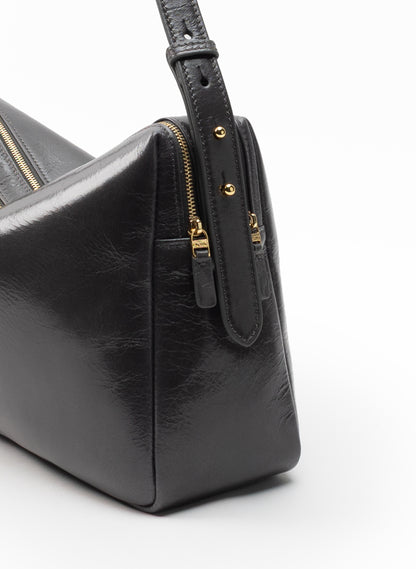 Trousse Large Vintage Leather Fumo