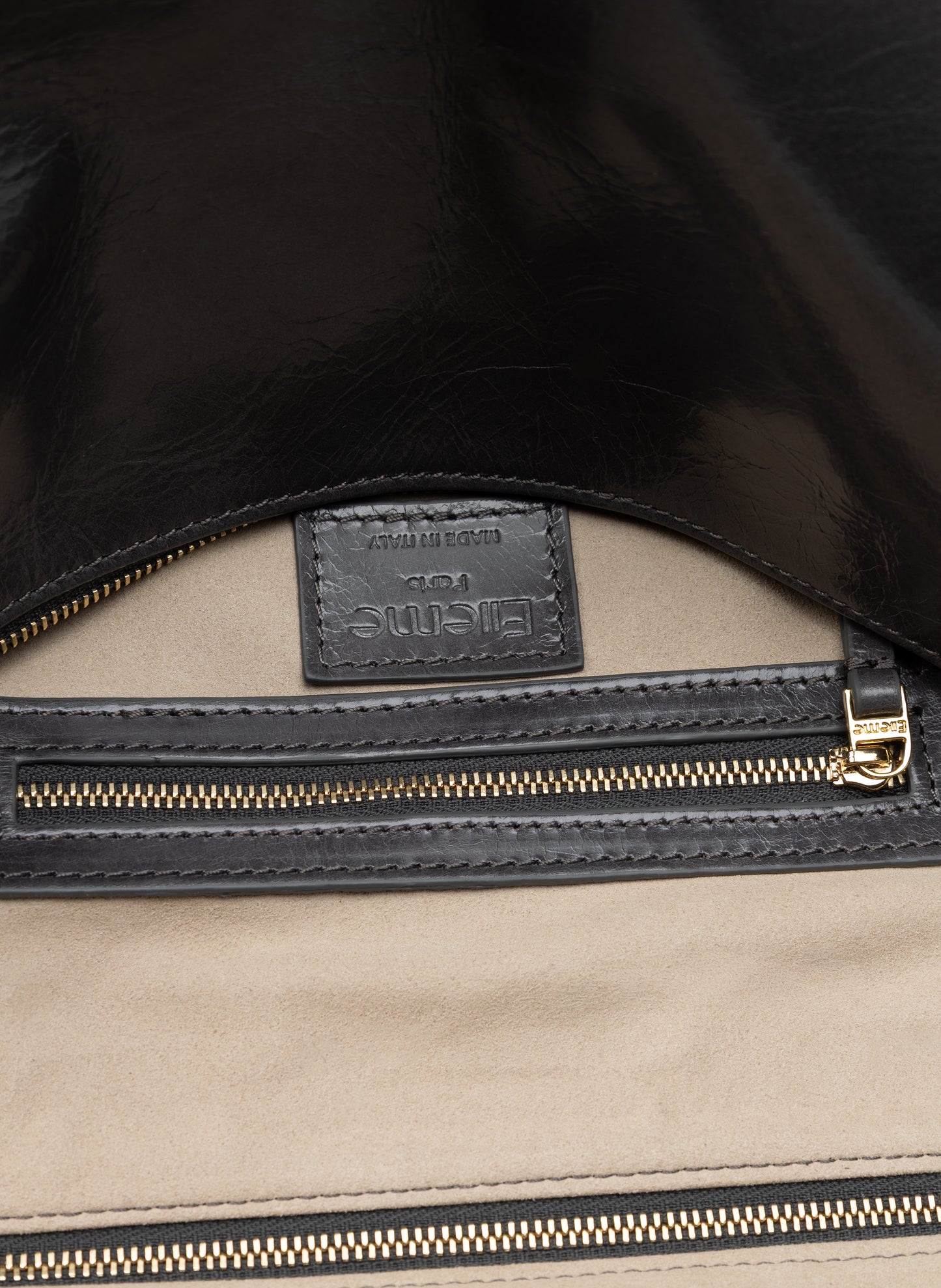 Trousse Large Vintage Leather Fumo