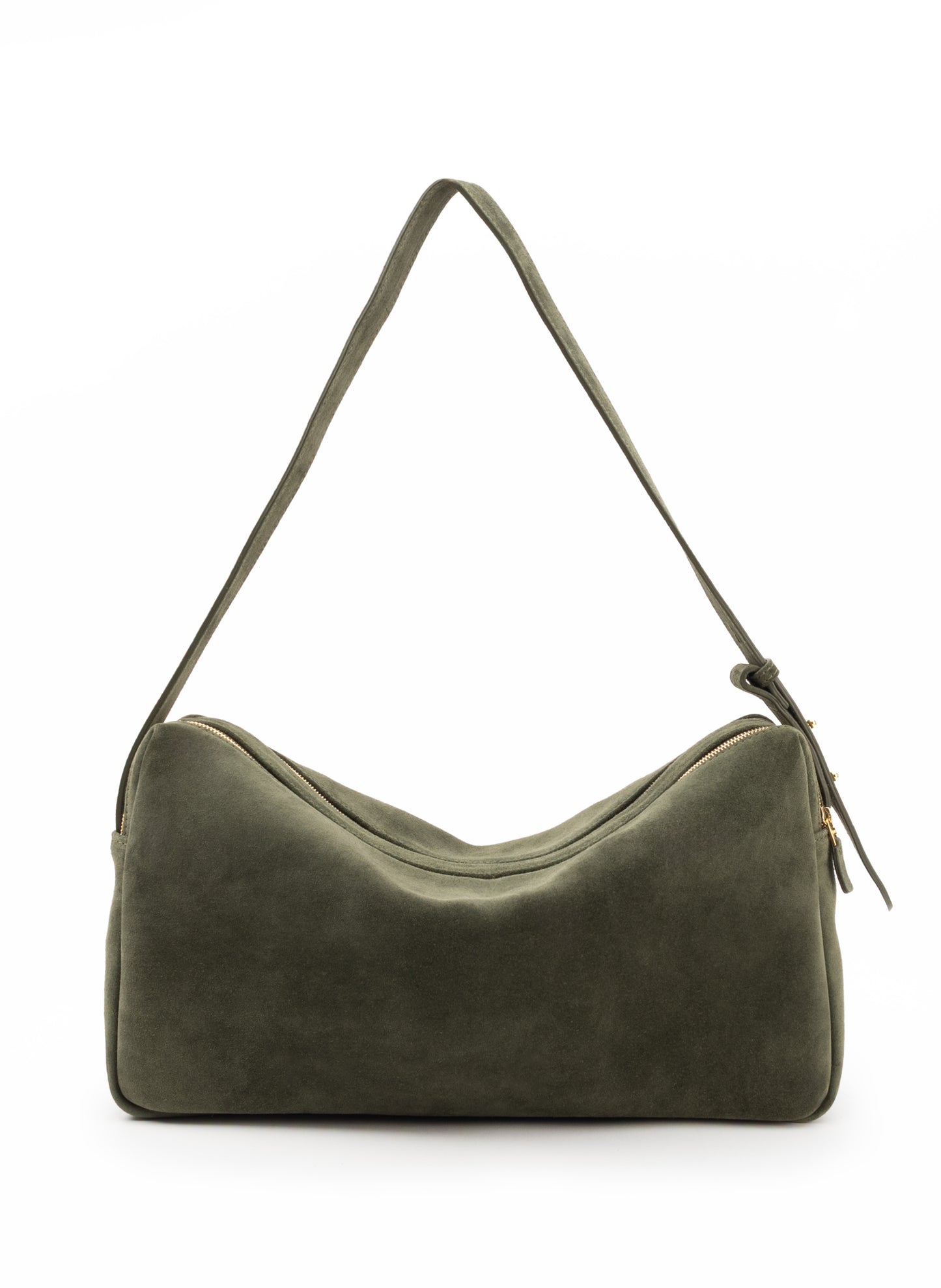 Trousse Large Suede Khaki