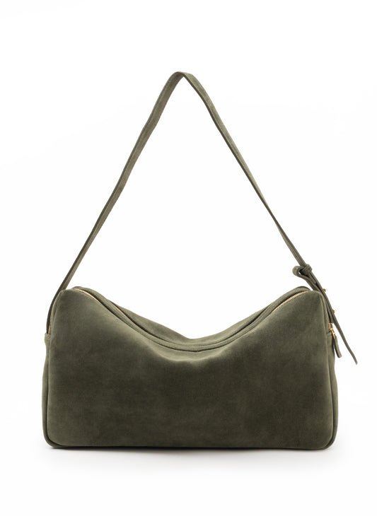 Trousse Large Suede Khaki