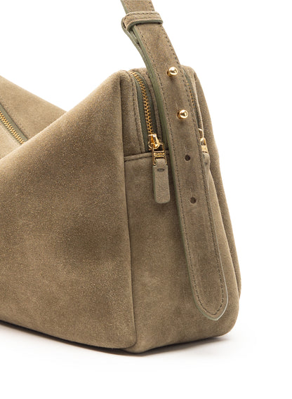Trousse Large Suede Truffle