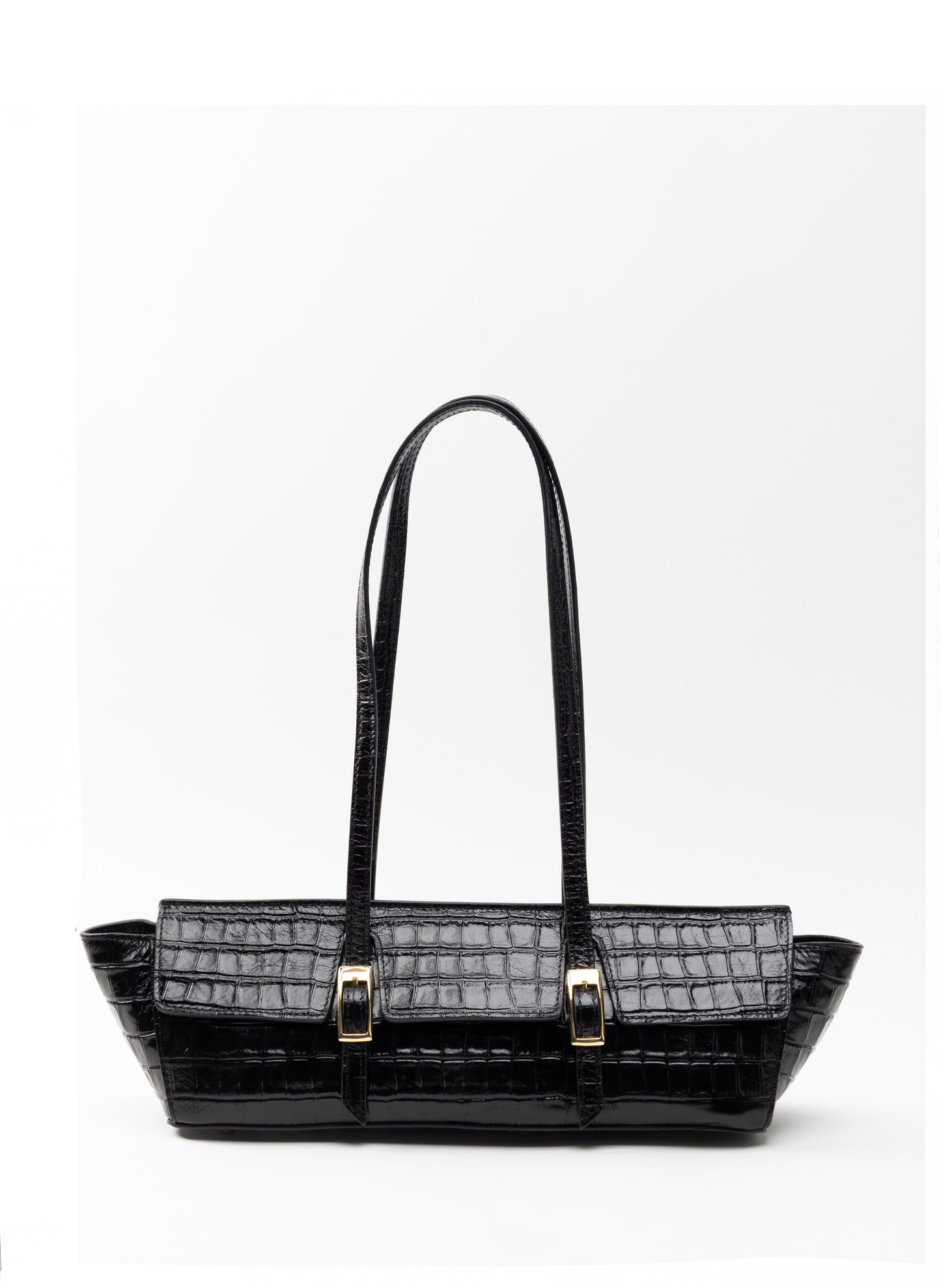 Le Bateau Croco Leather Black