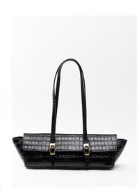 Le Bateau Croco Leather Black