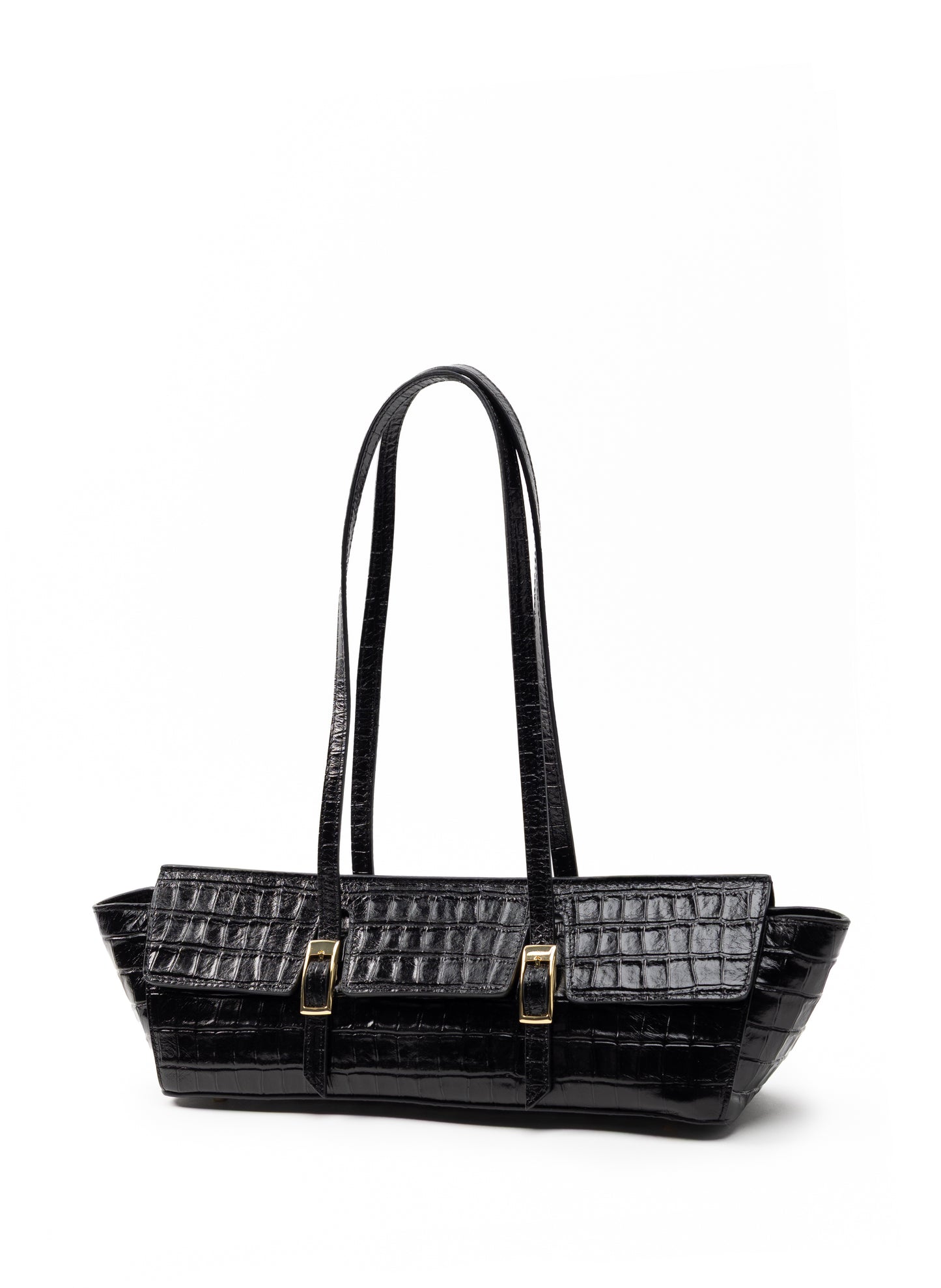 Le Bateau Croco Leather Black